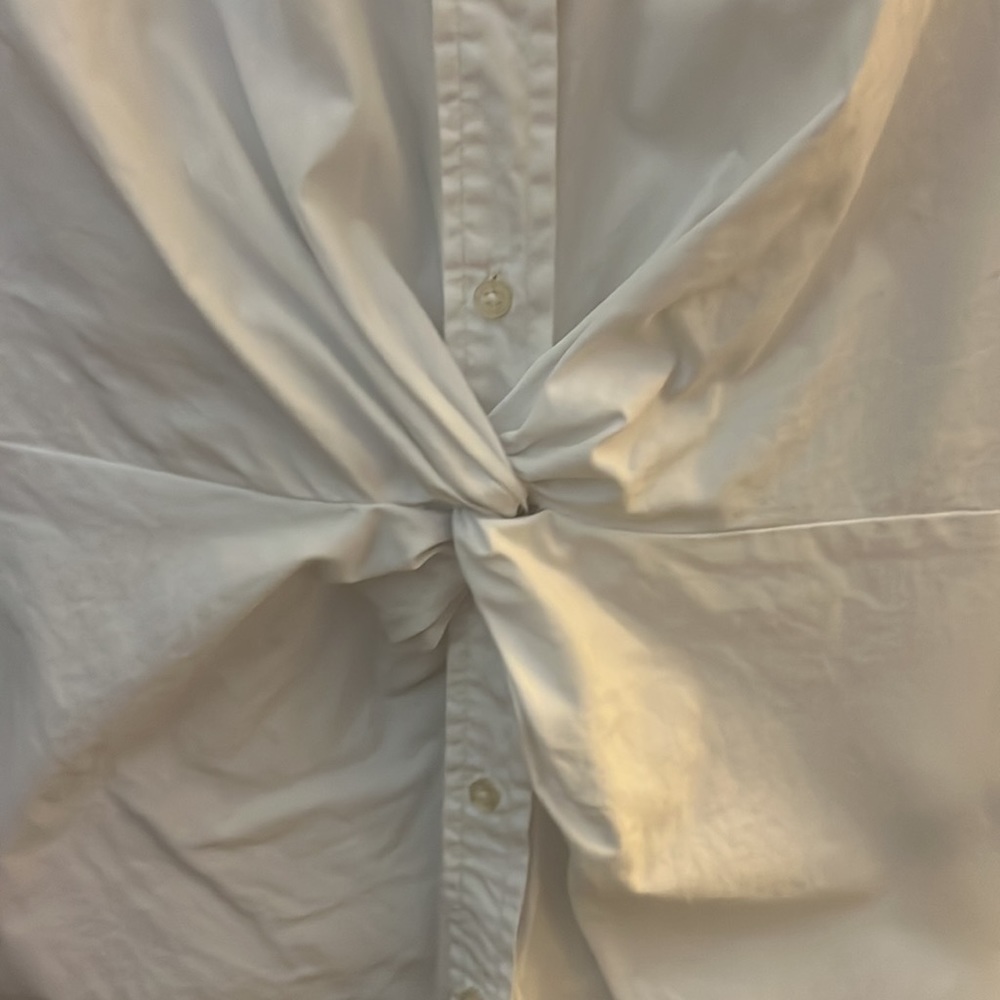 Lauren Ralph Lauren white twist front top size XS - Picture 2 of 7